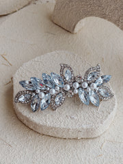 Celeste Silver Hair Clip - A Little Lacey