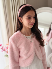 Celine Pink Fluffy Jacket - A Little Lacey