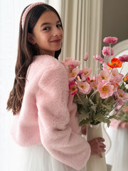 Celine Pink Fluffy Jacket - A Little Lacey