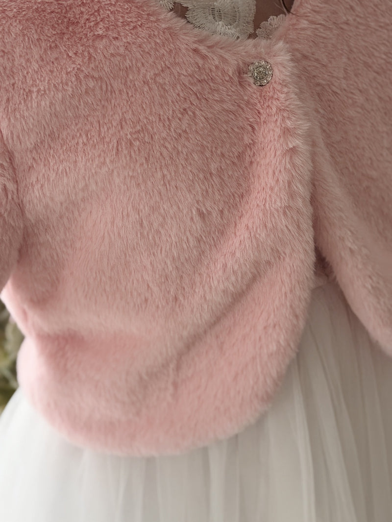 Celine Pink Fluffy Jacket - A Little Lacey