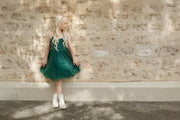 Juniper Girls Green Christmas Dress - A Little Lacey