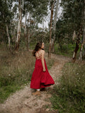 Clara Girls Red Maxi Dress - A Little Lacey · Photo 2 of 3