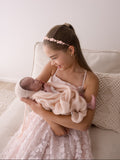 Clarissa pink special occasion dress for flower girls, birthdays and family photos