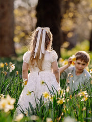 Clementine Girls Ivory Embroidered Dress - A Little Lacey