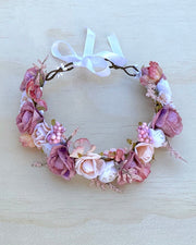 Dahlia Girls Flower Crown - A Little Lacey