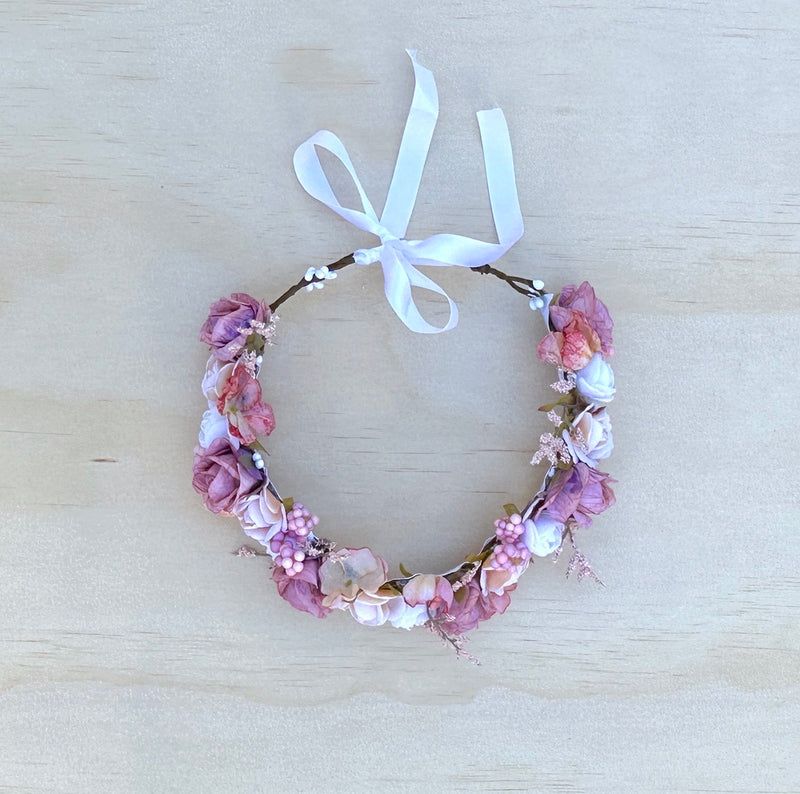 Dahlia Girls Flower Crown - A Little Lacey