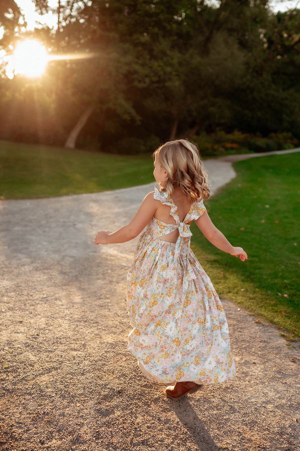 Daisy Floral Midi Dress - A Little Lacey