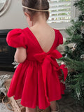 Delia Red Christmas Baby Romper - A Little Lacey · Photo 17 of 19