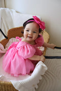 Delia Hot Pink Baby Dress - A Little Lacey · Photo 2 of 7