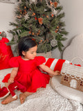 Delia Red Christmas Baby Romper - A Little Lacey · Photo 8 of 19