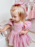 Delia Dusty Pink Baby Dress - A Little Lacey · Photo 6 of 12
