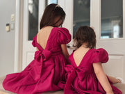 Delia Girls Fuchsia Dress - A Little Lacey