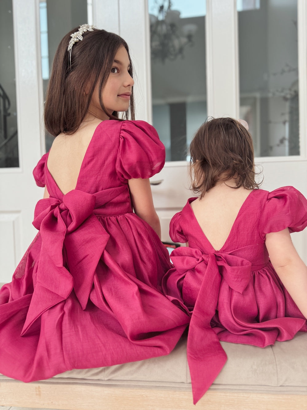 Delia Fuchsia Baby Dress - Flower Girl Dresses