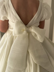 Delia Ivory Baby Dress - A Little Lacey