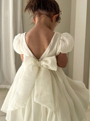 Delia Girls Ivory Dress - A Little Lacey