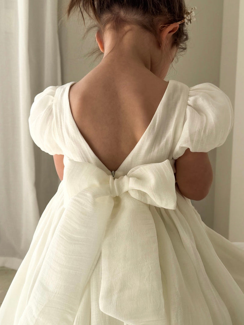 Delia Ivory Baby Dress - A Little Lacey