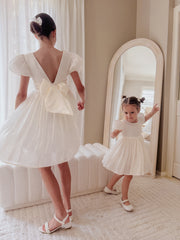 Delia Girls Ivory Dress - A Little Lacey