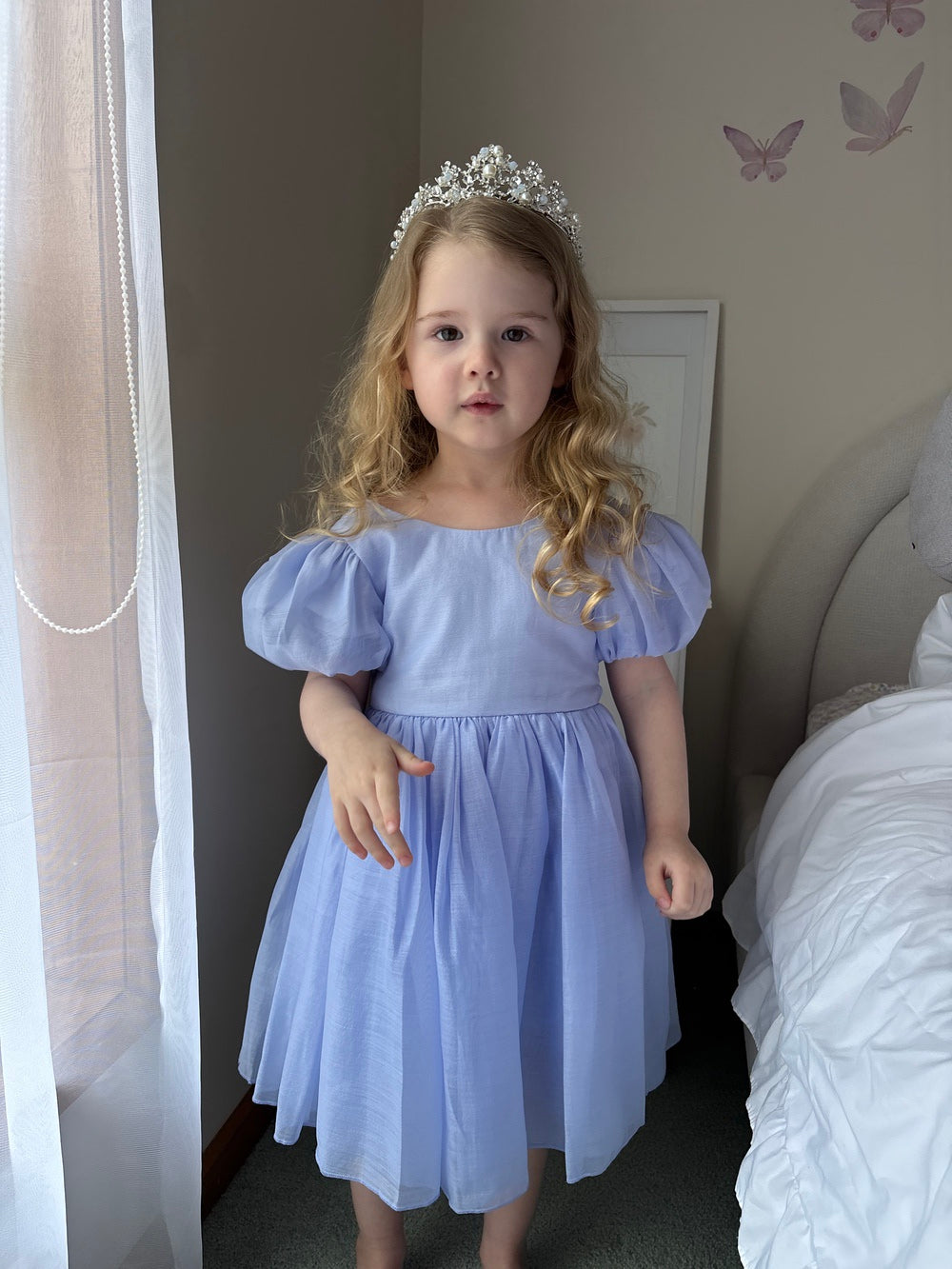 Delia Girls Light Blue Dress