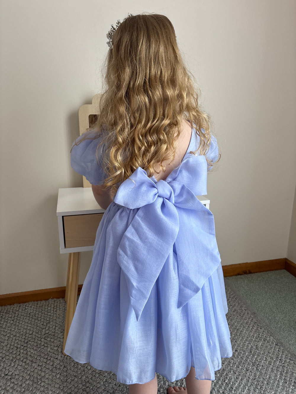 Delia Girls Light Blue Dress