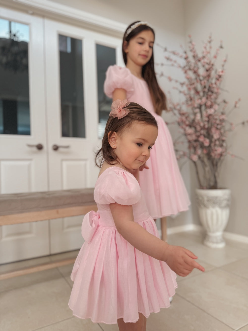 Delia Light Pink Baby Dress – A Little Lacey