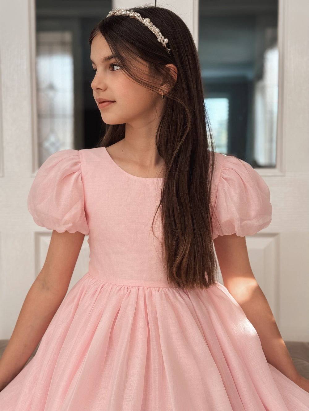 Delia Girls Light Pink Dress