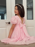 Delia Girls Light Pink Dress - A Little Lacey · Photo 3 of 16