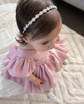 Delia Dusty Pink Baby Dress - A Little Lacey · Photo 11 of 12