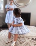 Delia Light Blue Baby Dress - A Little Lacey · Photo 6 of 6