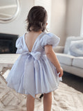 Delia Light Blue Baby Dress - A Little Lacey · Photo 5 of 6