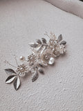 Delilah Silver Flower Hair Clip - A Little Lacey · Photo 5 of 5