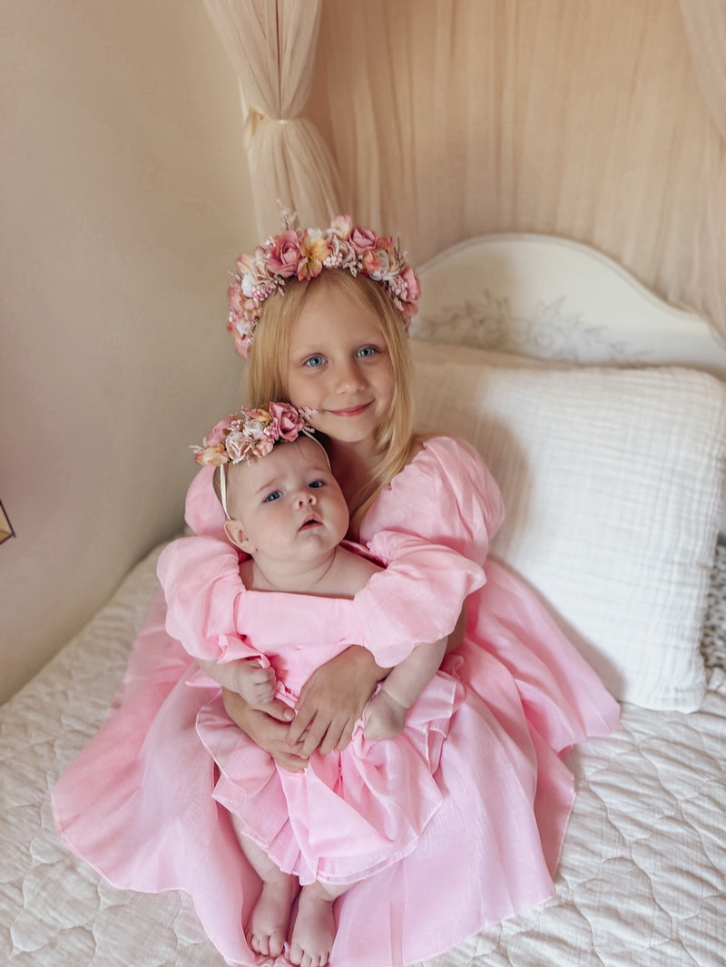 Dahlia Girls Flower Crown - A Little Lacey