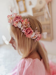 Dahlia Girls Flower Crown - A Little Lacey