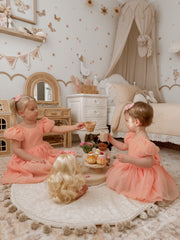 Delia Peach Baby Dress - A Little Lacey