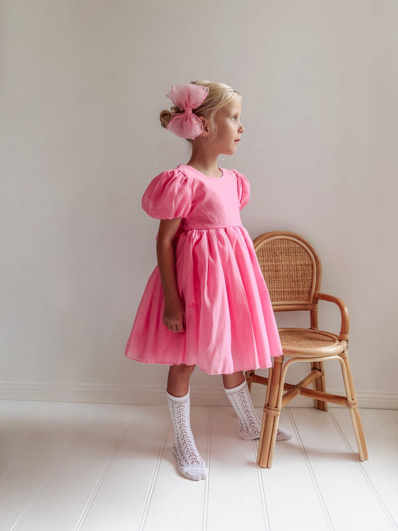 Delia Girls Hot Pink Dress - A Little Lacey