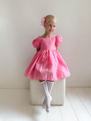 Delia Girls Hot Pink Dress - A Little Lacey
