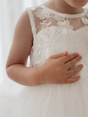 Duchess White Girls Dress - A Little Lacey