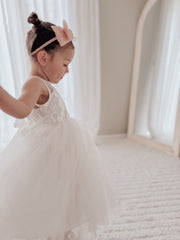 Duchess White Girls Dress - A Little Lacey