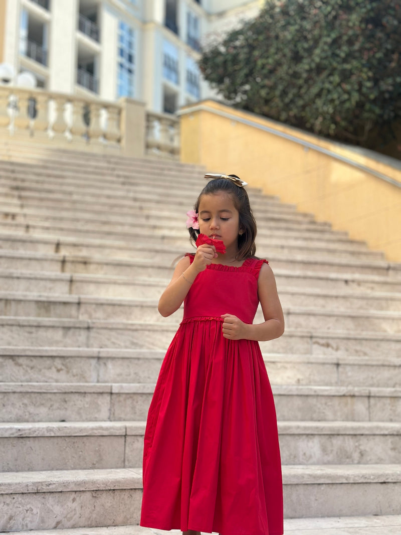 Eden Girls Midi Christmas Dress - A Little Lacey