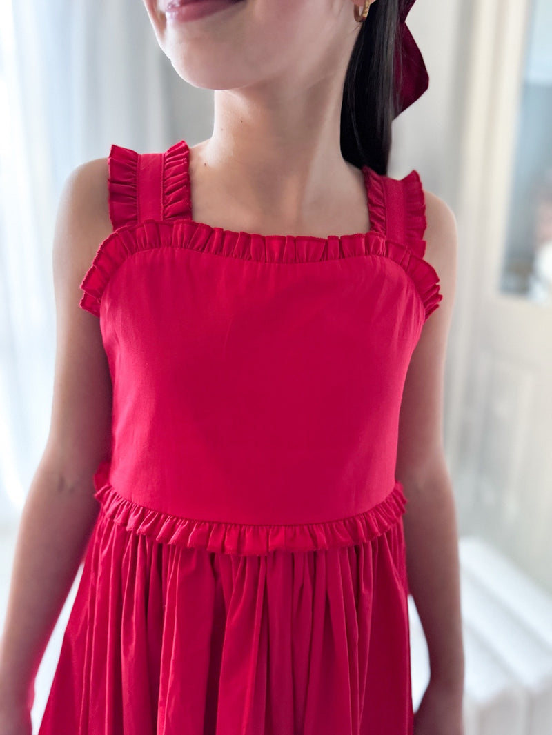 Eden Girls Midi Christmas Dress - A Little Lacey