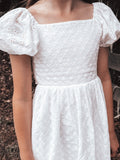Emma Girls White Broderie Dress - A Little Lacey · Photo 6 of 7