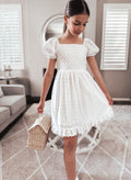 Emma Girls White Broderie Dress - A Little Lacey · Photo 1 of 7