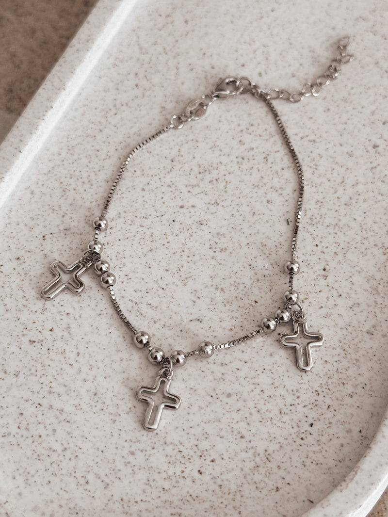 Eternal Girls Silver Bracelet - A Little Lacey