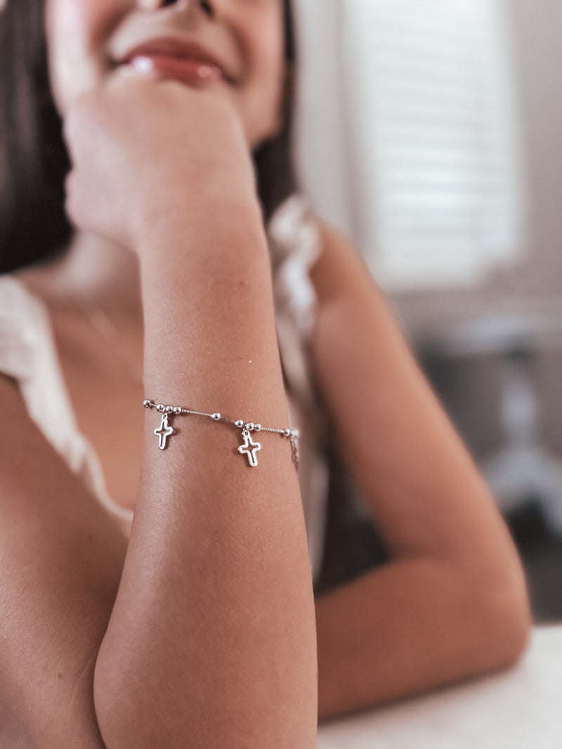Eternal Girls Silver Bracelet - A Little Lacey