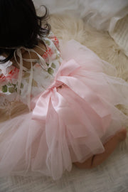 Eloise Tulle Baby Romper - Light Pink - A Little Lacey