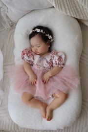 Eloise Tulle Baby Romper - Nectar - A Little Lacey