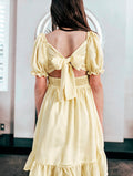 Emilia Girls Lemon Dress - A Little Lacey · Photo 4 of 4