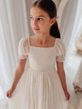 Esther Girls Champagne Dress - A Little Lacey · Photo 22 of 22