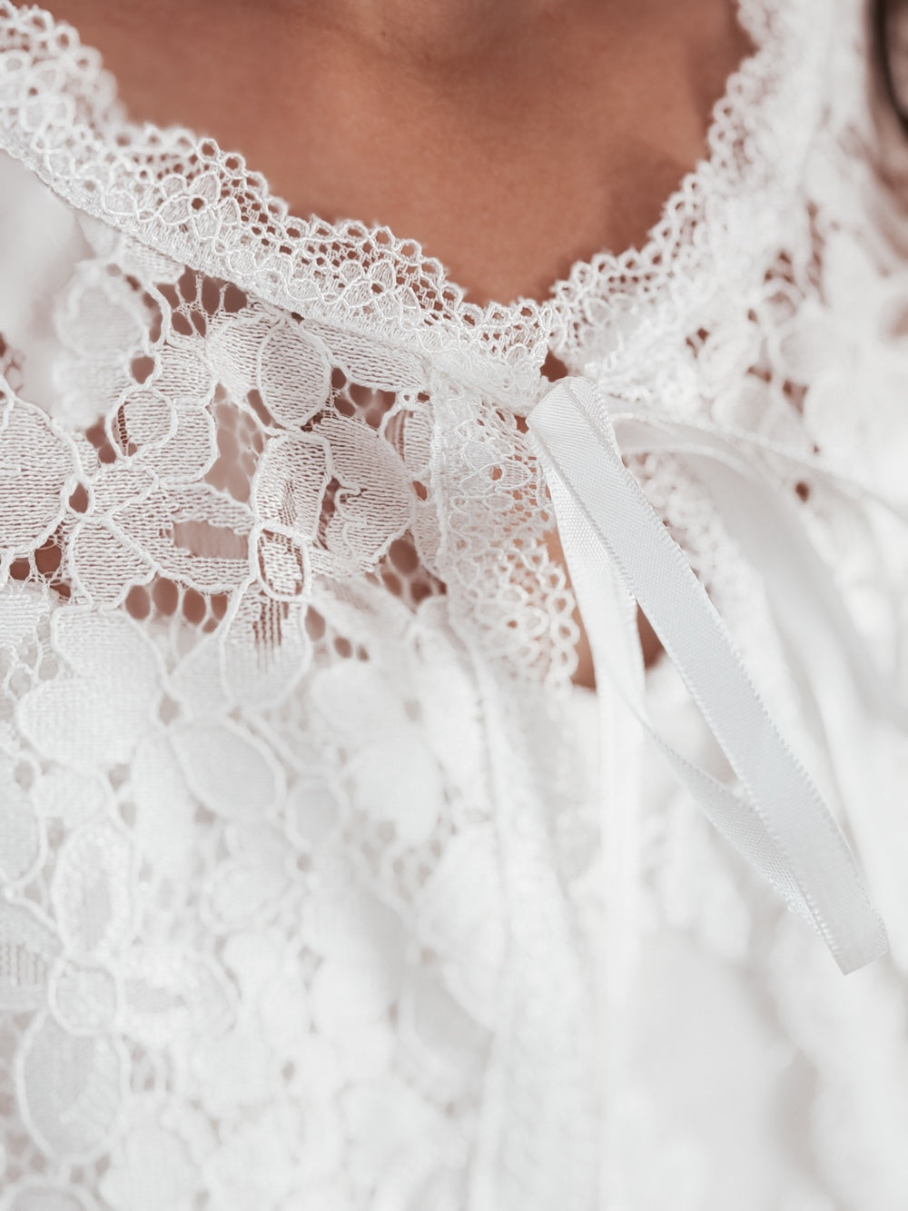 Girls lace bolero for First Communion