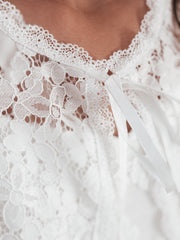 Etta Lace Communion Jacket - A Little Lacey