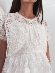 Etta Lace Communion Jacket - A Little Lacey